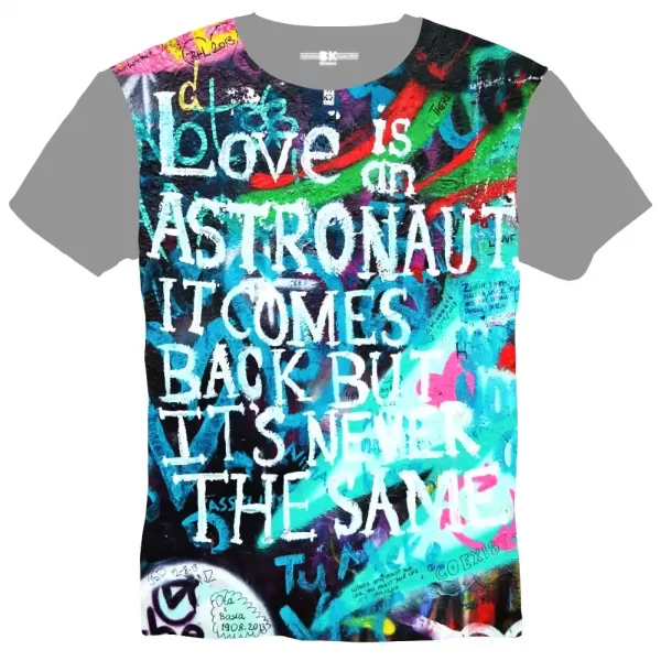 Camiseta com Estampa Grafite Astronaut, Modelo Tradicional - Image 2