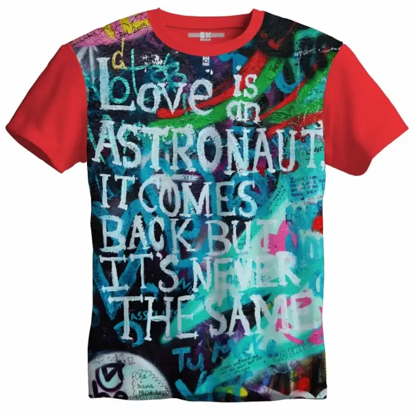 Camiseta com Estampa Grafite Astronaut, Modelo Tradicional - Image 5