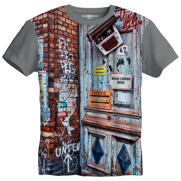 Camiseta com Estampa Grafite Oficina, Modelo Tradicional - Image 2