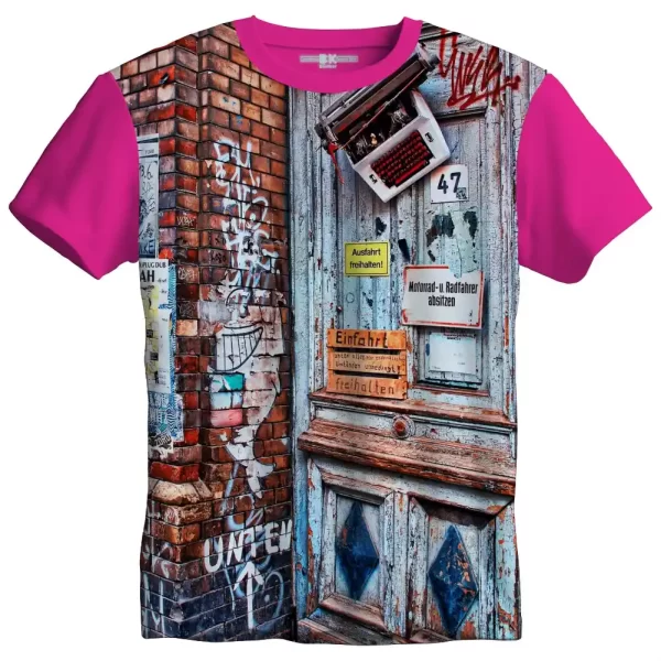 Camiseta com Estampa Grafite Oficina, Modelo Tradicional - Image 3