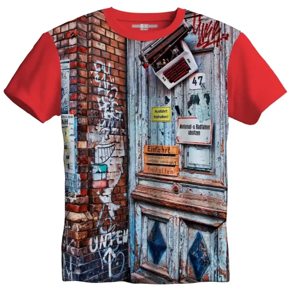 Camiseta com Estampa Grafite Oficina, Modelo Tradicional - Image 5