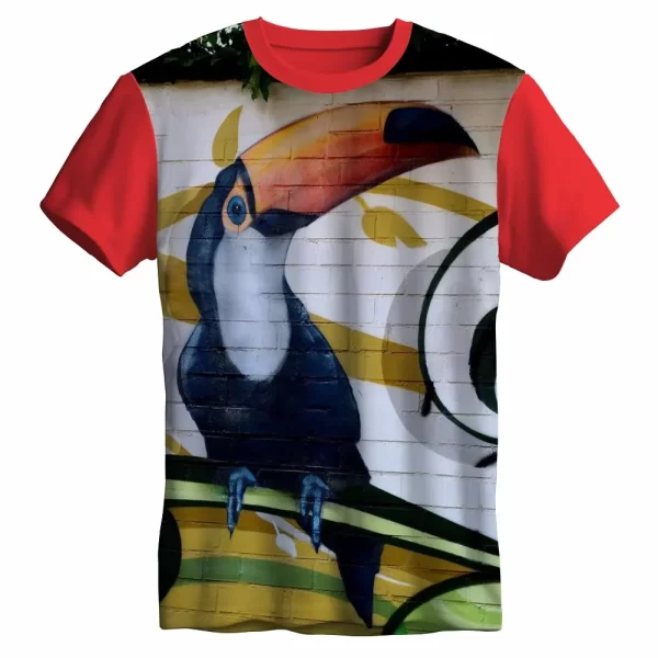 Camiseta com Estampa Grafite Tucano, Modelo Tradicional - Image 2