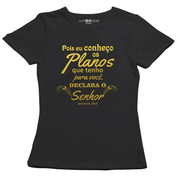 Camiseta Modelo Baby Look, Estampa; Declara o Senhor - Image 3