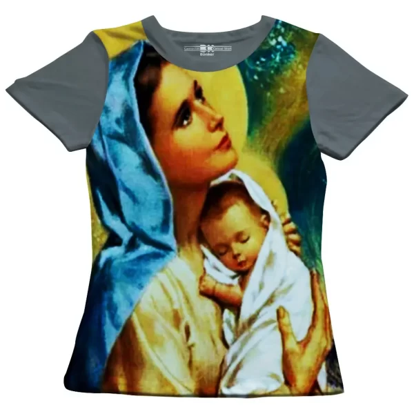 Camiseta Modelo Baby Look, Estampa; Rainha das Missões - Image 2