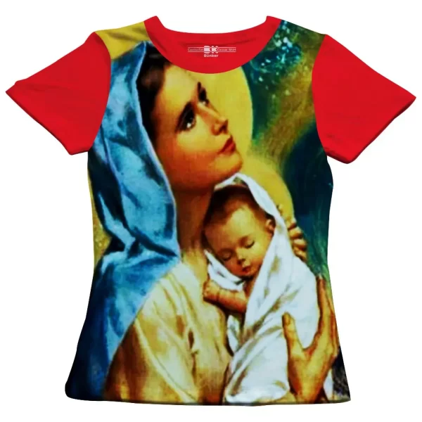 Camiseta Modelo Baby Look, Estampa; Rainha das Missões - Image 5