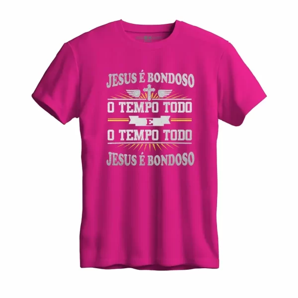 Camiseta Modelo Tradicional, Estampa; Jesus é Bondoso - Image 2