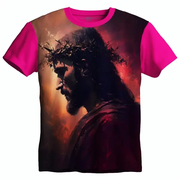 Camiseta Modelo Tradicional, Estampa; Perdão de Jesus - Image 2