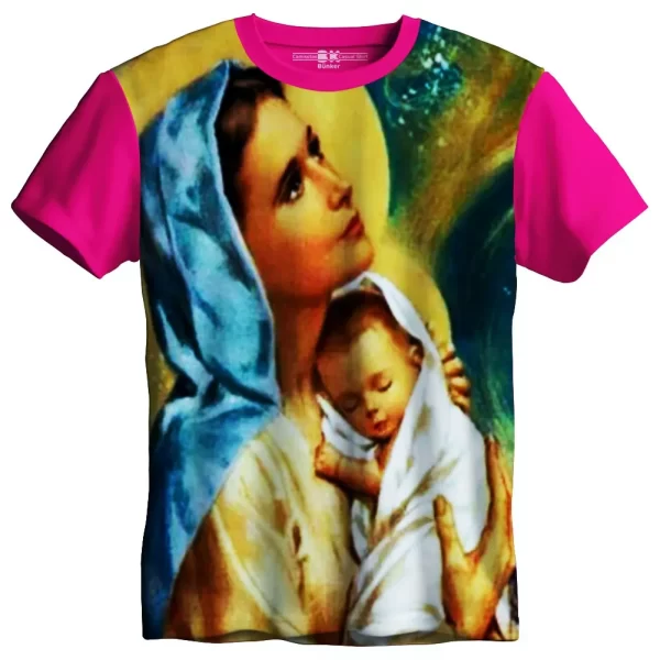 Camiseta Modelo Tradicional, Estampa; Rainha das Missões - Image 3