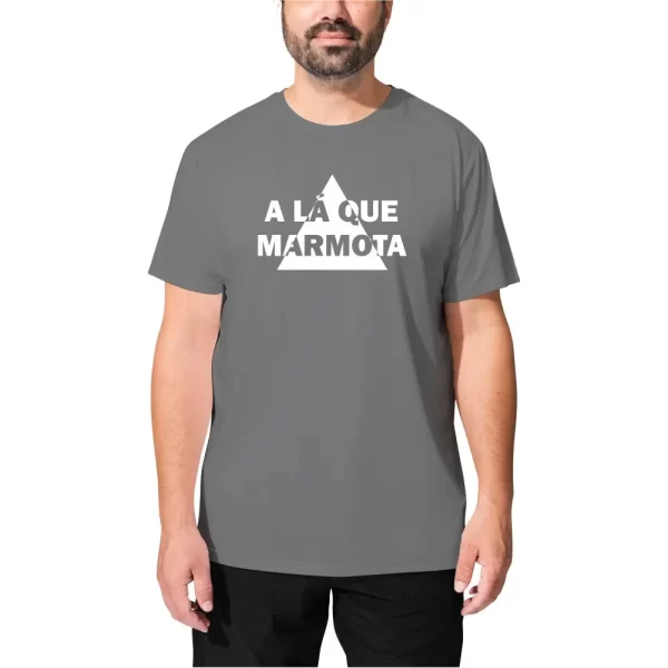 Camiseta com Sotaque Mineiro, Silk com a Frase A Lá que Marmota, Modelo Tradicional - Image 2