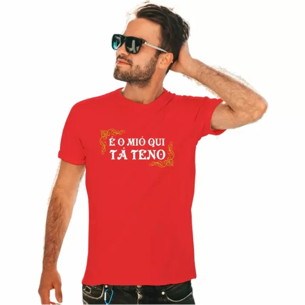 Camiseta com Sotaque Mineiro, Silk com a Frase é o Mió Qui Tá Teno, Modelo Tradicional - Image 5