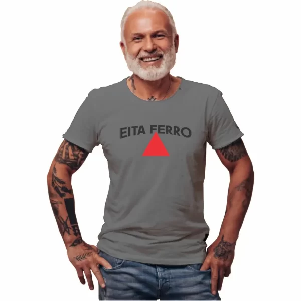 Camiseta com Sotaque Mineiro, Silk com a Frase Eita Ferro, Modelo Tradicional - Image 2