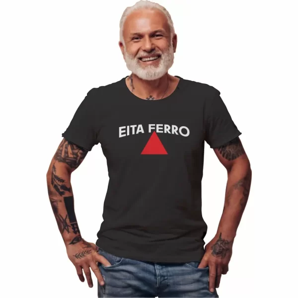 Camiseta com Sotaque Mineiro, Silk com a Frase Eita Ferro, Modelo Tradicional - Image 3