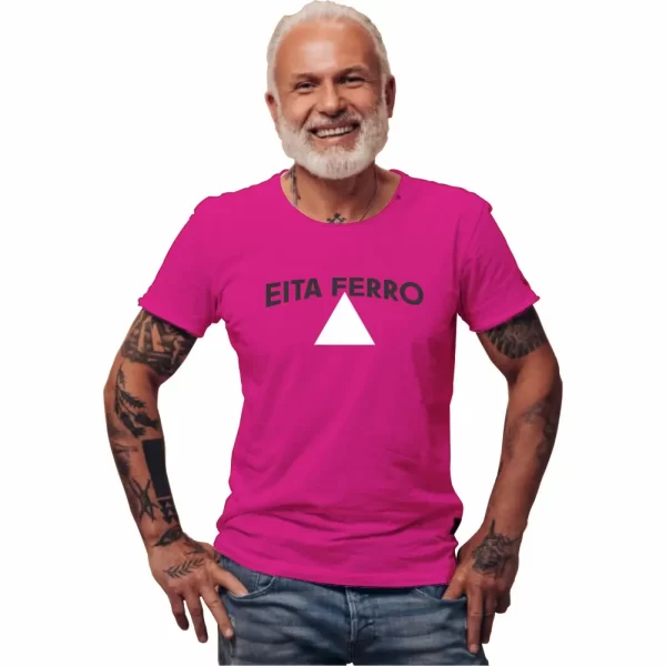 Camiseta com Sotaque Mineiro, Silk com a Frase Eita Ferro, Modelo Tradicional - Image 4