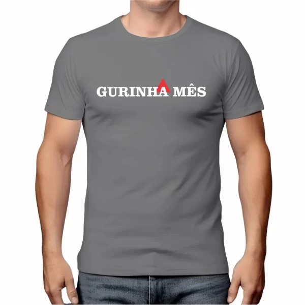 Camiseta com Sotaque Mineiro, Silk com a Frase Gurinha Mês, Modelo Tradicional - Image 2