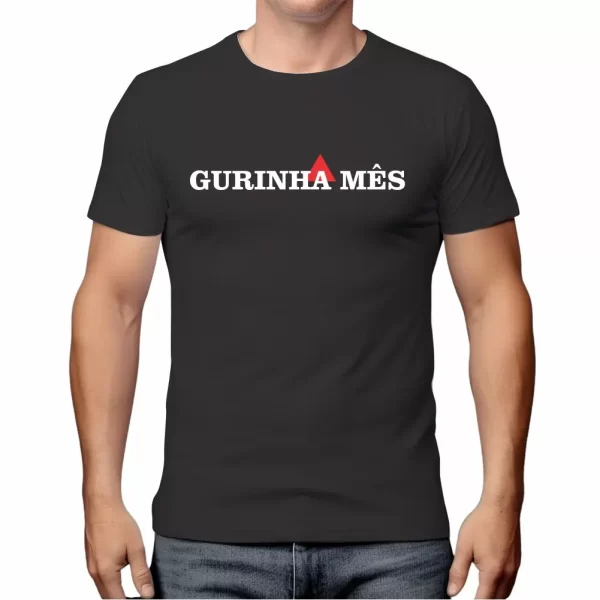 Camiseta com Sotaque Mineiro, Silk com a Frase Gurinha Mês, Modelo Tradicional - Image 4