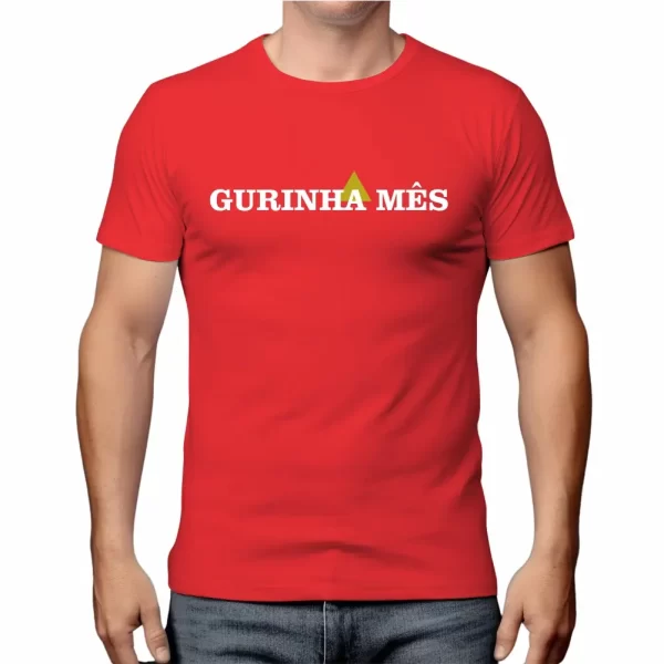 Camiseta com Sotaque Mineiro, Silk com a Frase Gurinha Mês, Modelo Tradicional - Image 5