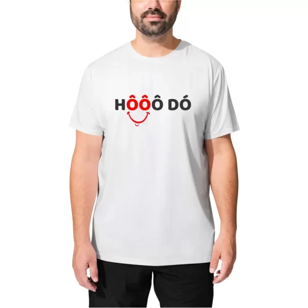 Camiseta com Sotaque Mineiro, Silk com a Frase Hôoo Dó, Modelo Tradicional