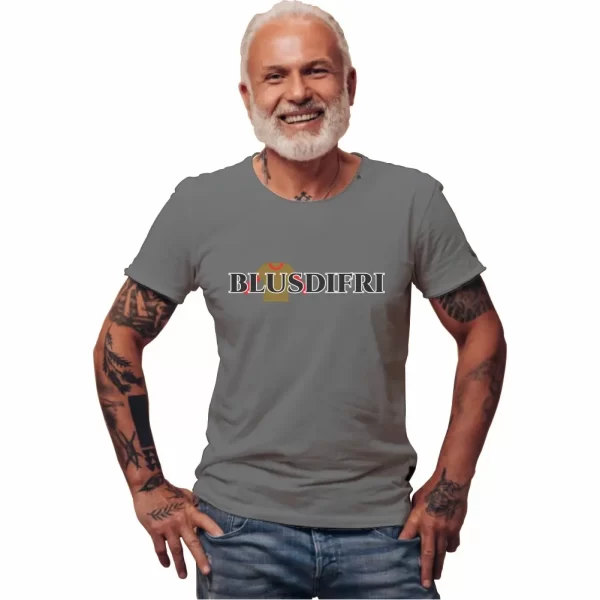 Camiseta com Sotaque Mineiro, Silk com o Texto Blusdifri, Modelo Tradicional - Image 2