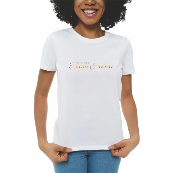 Camiseta curso de Gestão de Recursos Humanos, modelo feminino baby look