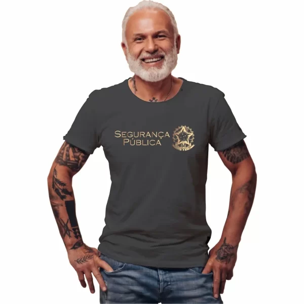 camiseta curso de Segurança Pública modelo tradicional - Image 2