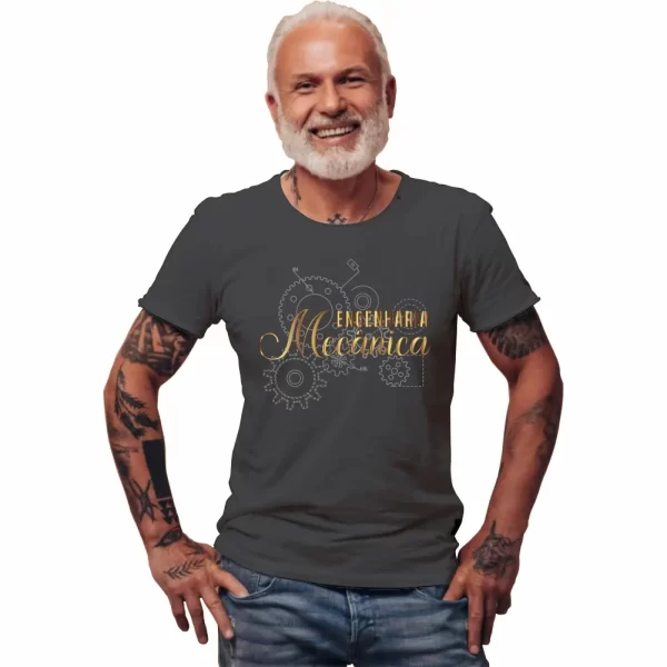 Camiseta curso Engenharia Mecânica modelo tradicional - Image 2