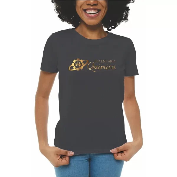 Camiseta curso Engenharia química, modelo feminino baby look - Image 2