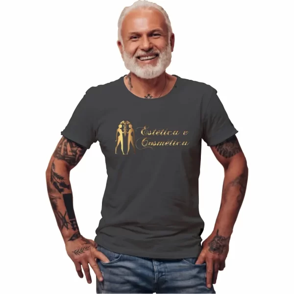 Camiseta curso Estética e Cosmética modelo tradicional - Image 2