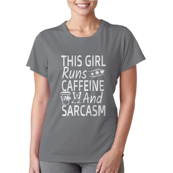 Camiseta feminina, modelo baby look, estampa Caffeine - Image 5