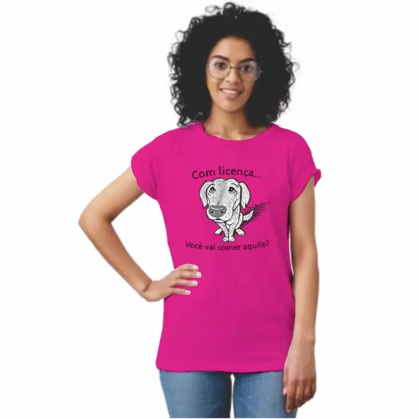 Camiseta feminina Modelo Baby Look, Estampa com Licença - Image 3