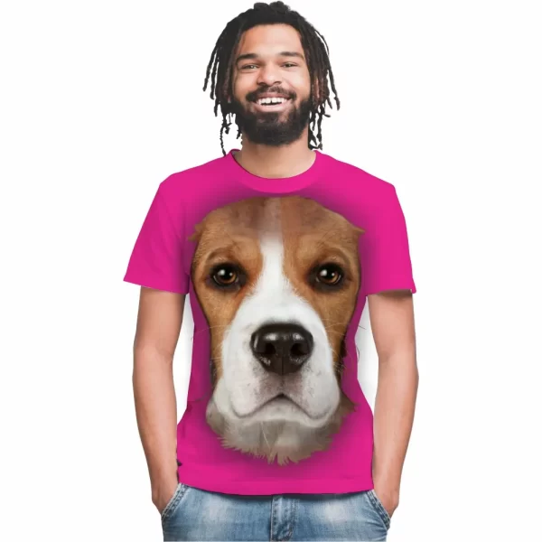 Camiseta Modelo Tradicional, Estampa Cão de Guarda - Image 3