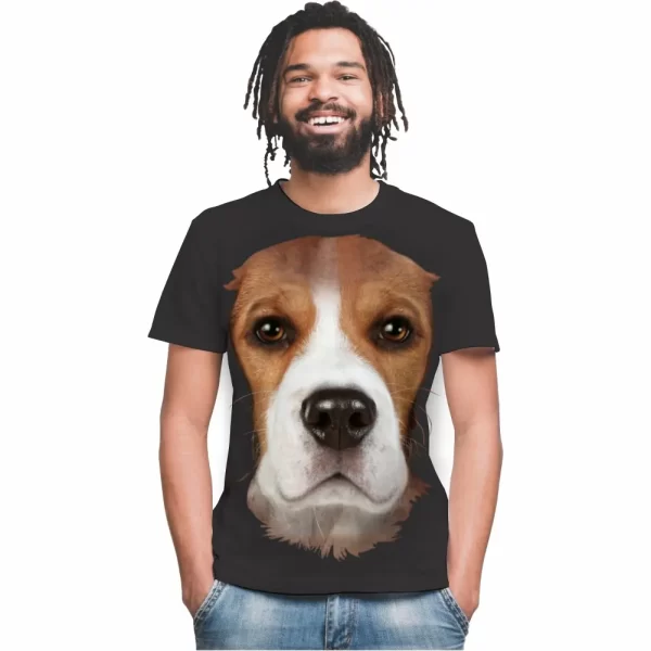 Camiseta Modelo Tradicional, Estampa Cão de Guarda - Image 4