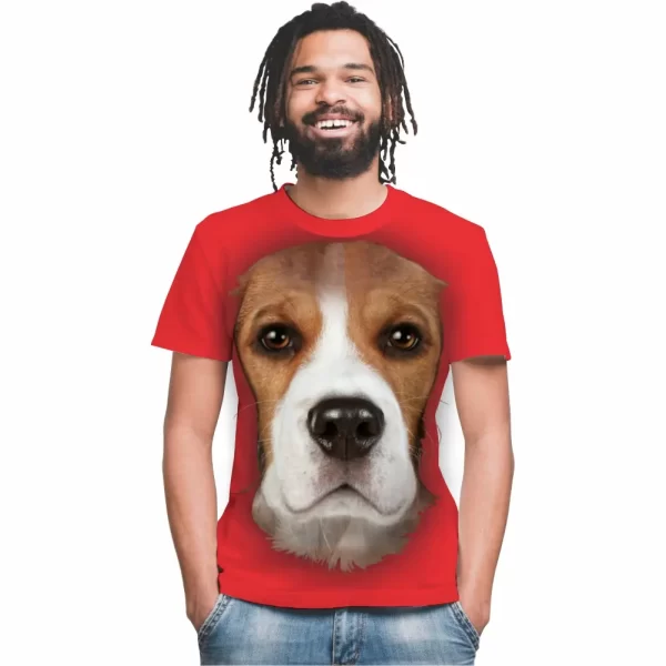 Camiseta Modelo Tradicional, Estampa Cão de Guarda - Image 5