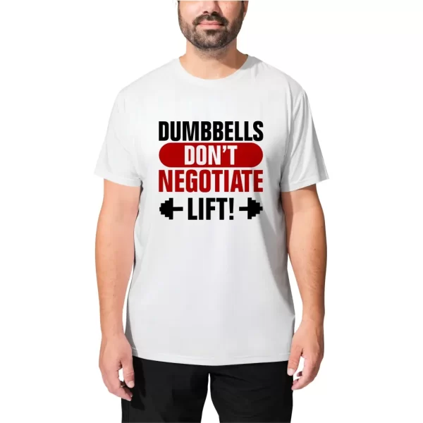 Camiseta Tradicional Estampa Dumbbells