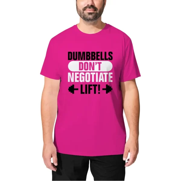 Camiseta Tradicional Estampa Dumbbells - Image 3