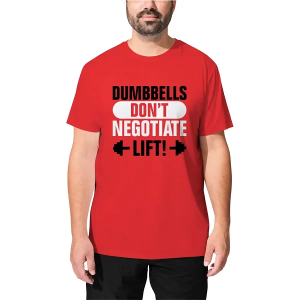 Camiseta Tradicional Estampa Dumbbells - Image 5