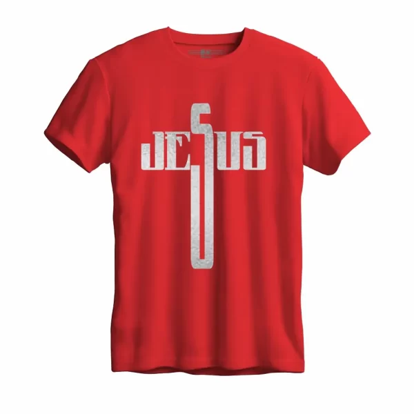 Camiseta Modelo Tradicional, Estampa; Jesus - Image 5