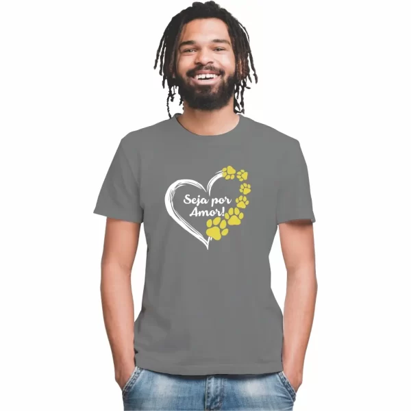 Camiseta Modelo Tradicional, Estampa Seja por Amor - Image 2