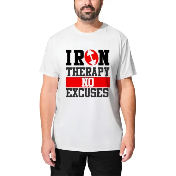 Camiseta Tradicional Estampa Iron